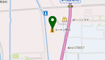コーナンPRO外環大東店の地図画像