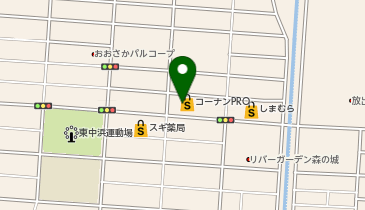コーナンPRO城東東中浜店の地図画像