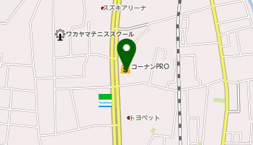 コーナンPRO和歌山国体道路店の地図画像