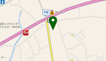 コーナンPRO箕面今宮店の地図画像