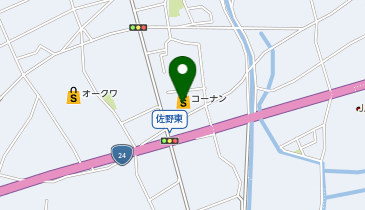 ホームストックかつらぎ店の地図画像