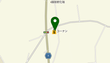 ホームストック山川店の地図画像