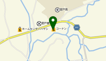 ホームストック室戸店の地図画像