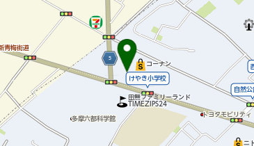 コーナンPRO西東京田無店の地図画像