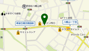コーナンPRO世田谷八幡山店の地図画像