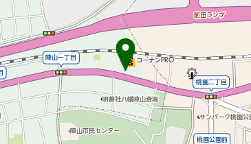 コーナンPRO八幡陣山店の地図画像
