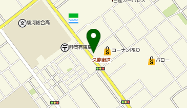 コーナンPRO静岡店の地図画像