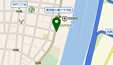コーナンPRO浅草店の地図画像