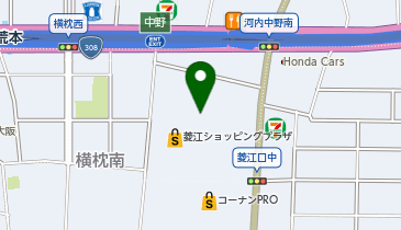 コーナン東大阪菱江店の地図画像