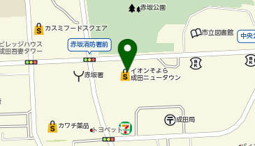 コーナンそよら成田ニュータウン店の地図画像
