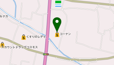コーナン脇町店の地図画像