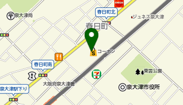 コーナン南海泉大津店の地図画像