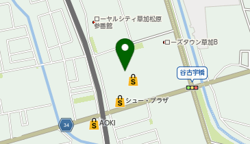 コーナン 草加Cycle Plaza館の地図画像