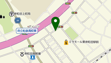 コーナン東岸和田駅前店の地図画像