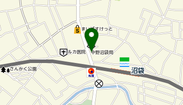 ポニークリーニング 沼袋店の地図画像