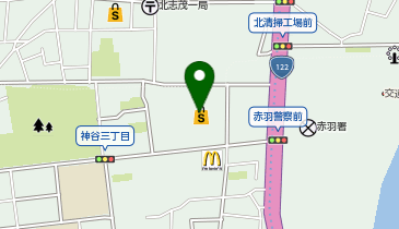 ポニークリーニング イオンスタイル赤羽店の地図画像