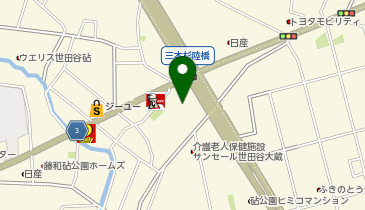 ポニークリーニング サミット砧店の地図画像