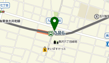 ポニークリーニング 九品仏駅前店の地図画像