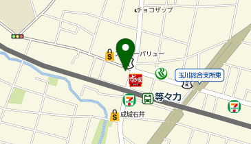 ポニークリーニング 等々力駅前店の地図画像