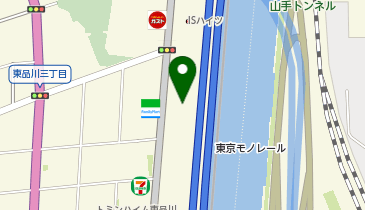 ポニークリーニング 東品川3丁目店の地図画像