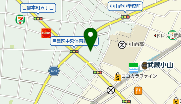 ポニークリーニング 武蔵小山西口店の地図画像