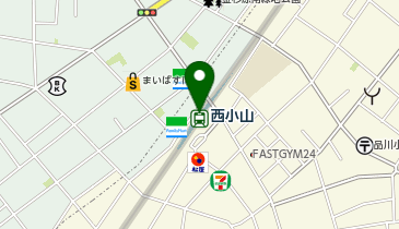 ポニークリーニング 西小山駅前店の地図画像