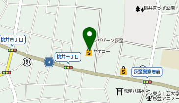 ポニークリーニング ヤオコー杉並桃井店の地図画像