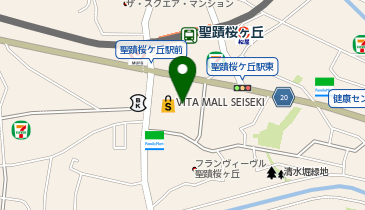 ポニークリーニング VITA MALL SISEKI(ヴィータモールせいせき)店の地図画像