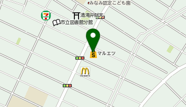 ポニークリーニング マルエツ浦安店の地図画像