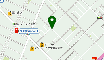 ポニークリーニング ヤオコー浦安東野店の地図画像