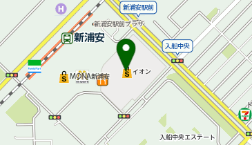 ポニークリーニング イオン新浦安店の地図画像