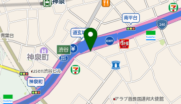 ポニークリーニング 南平台店の地図画像