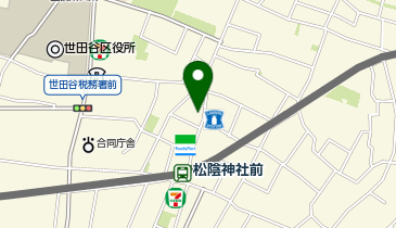 ポニークリーニング 松陰神社前店の地図画像
