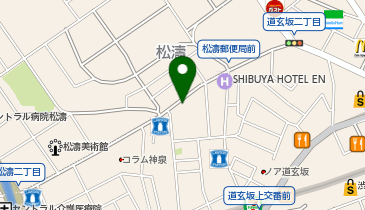 ポニークリーニング 渋谷円山町店の地図画像