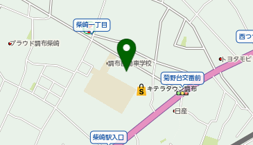 ポニークリーニング キテラタウン調布店の地図画像