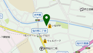ポニークリーニング いなげや調布仙川店の地図画像