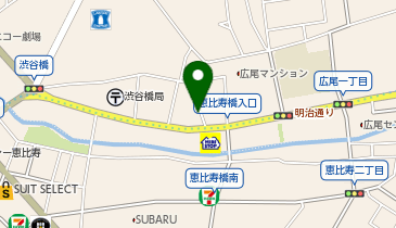 ポニークリーニング 広尾1丁目店の地図画像