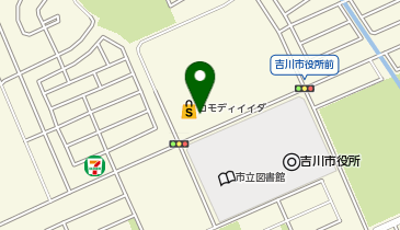ポニークリーニング コモディイイダ吉川店の地図画像