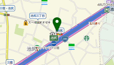 ポニークリーニング 池尻3丁目店の地図画像