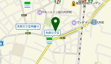 ポニークリーニング 大井三ッ又店の地図画像