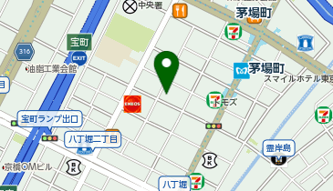 ポニークリーニング 茅場町店の地図画像