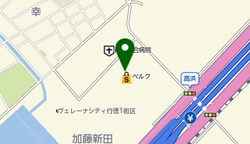ポニークリーニング ベルクフォルテ行徳店の地図画像