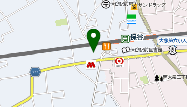 ポニークリーニング ソレイユ保谷店の地図画像