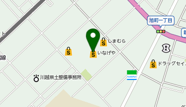 ポニークリーニング いなげや川越旭町店の地図画像