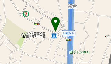 ポニークリーニング 初台2丁目店の地図画像