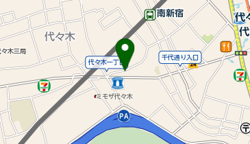 ポニークリーニング 代々木1丁目店の地図画像