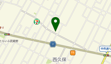 ポニークリーニング 西久保2丁目店の地図画像