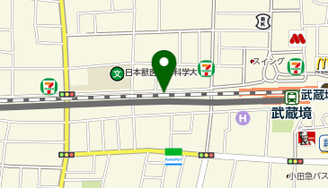 ポニークリーニング ののみちサカイ西店の地図画像