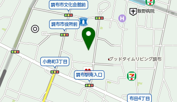 ポニークリーニング 調布とうきゅう店の地図画像