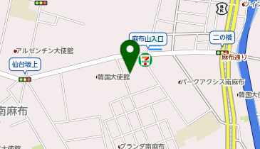ポニークリーニング 南麻布1丁目店の地図画像
